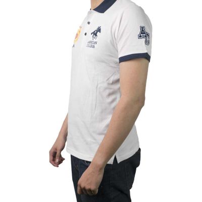 POLO AMERICAN COLLEGE BLANC